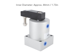 Laxiscreed Cilindro Pneumático Rotativo Para Ângulo De 90° E Aperto Em Cantos