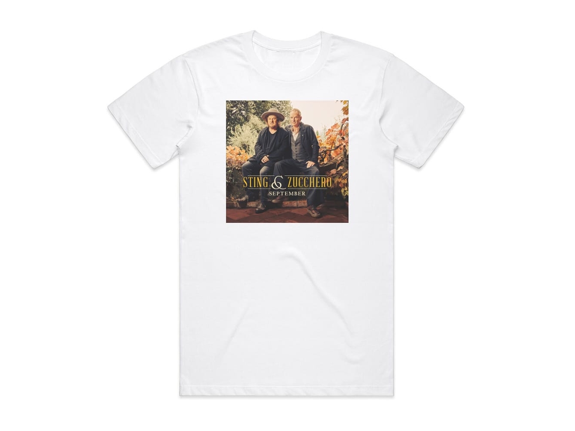 Zucchero September Album Cover T-shirt White Rockinstonesize-s