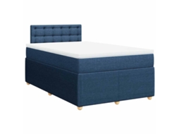 Box Spring Bed, Box Spring Beds Vidaxl Azul Tecido (120 X 200 Cm)