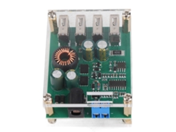 Laxiscreed Conversor Dc-dc Step-down 7-60v Para 5v 5a Com 4 Saídas Usb Para Carregamento Rápido