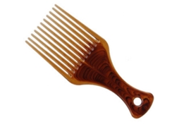 Peine De Dientes Anchos De Plástico Anti-enredos Para Cabelo Crespo Afro, Ferramenta De Cabeleireiro