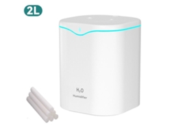 Umidificador 2L, Luz Noturna, Silencioso, Quarto, Escritório BRILVIBERA