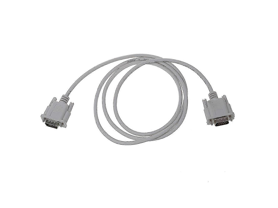 Cabo Adaptador Vga Db15 Macho Para Rs232 Db9 Macho / Cabo De Extensão De Vídeo Gráfico B3 Aquaforge (branco, 1,5 M)
