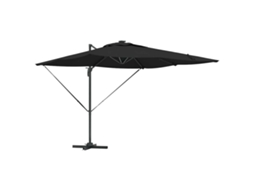 Maison Exclusive - Guarda-sol Preto 286 X 284 X 270 Cm Alumínio E Poliéster