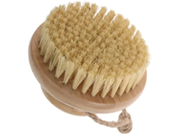 Escova Corporal De Bambu Natural Ganazono Com Cerdas Sisal, Escova De Banho Ergonômica Para Esfoliação E Massagem