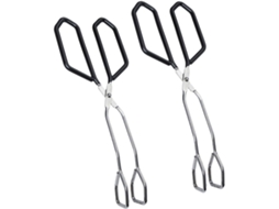 Pinças Para Alimentos Stobaza De Aço Inoxidável, 2 Peças, Anti Escaldantes, Design Ergonômico E Comprimento Ideal Para