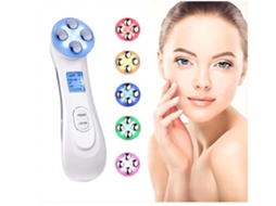 Dispositivo de Beleza Ultrassônico Máquina Facial Antirrugas de Alta Frequência e Ultrassônico 5 em 1 Branco Chronus DREAM5