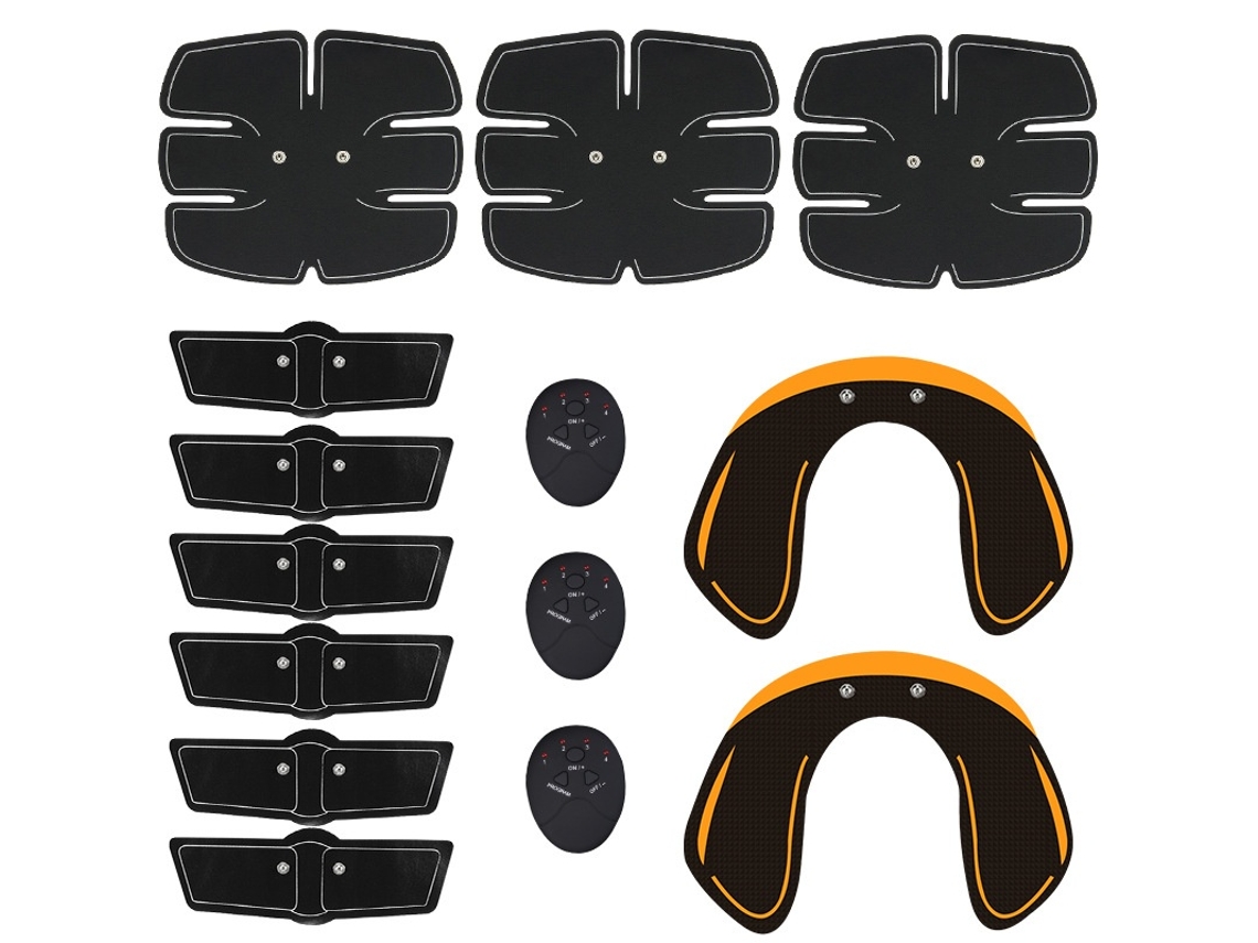 Lurelia Conjunto De Estimulador Muscular Smart Ems Com 14 Unidades (versão Com Bateria)