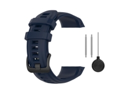 Mali cinturões de Substituição Compatíveis com Garmin Instinct 2s Pulseira de Silicone para Smartwatch com Ferramentas