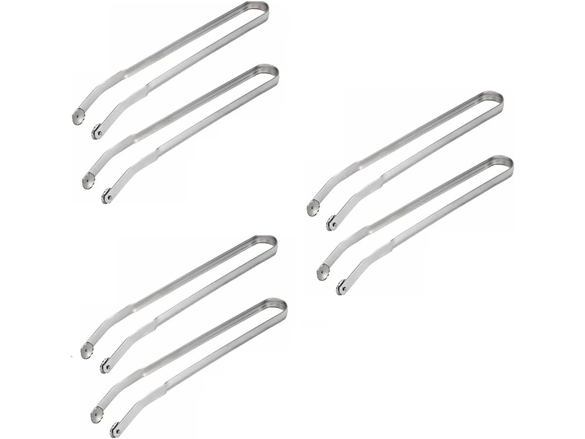 Pinça Para Virar Linguiça Na Churrasqueira, Utensílio Essencial Para Churrasco, Conjunto De 6 Peças Gokoco