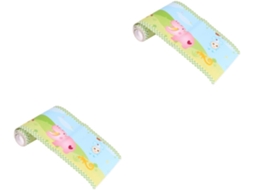 Conjunto De 2 Adesivos De Parede Autoadesivos Com Animais Para Decoração De Quartos De Meninos E Meninas.