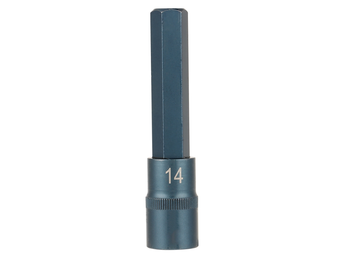 Adaptador de chave hex para parafusadeira, 1/2, 100mm, aço S2
