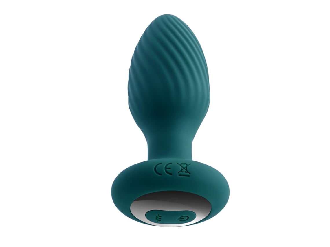 Plugue Anal Teaser com Cauda Giratória Azul Turquesa PLAYBOY