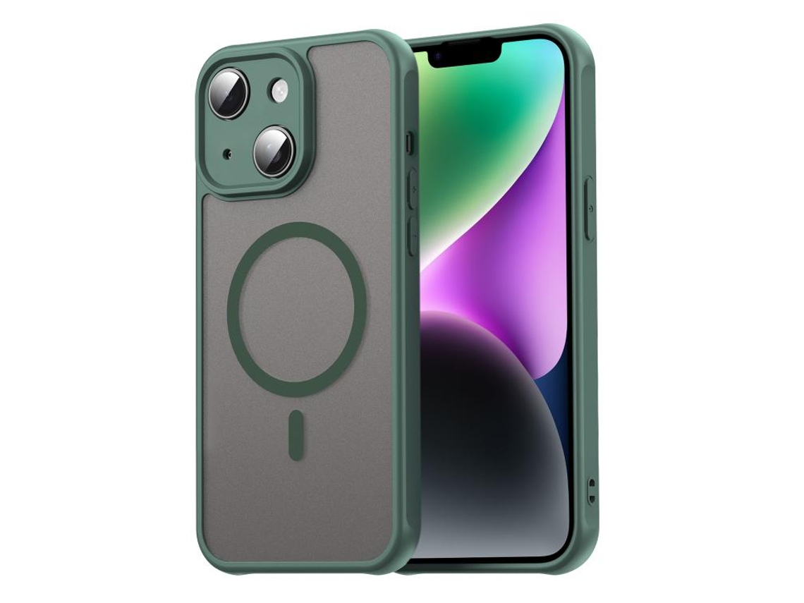 Capa Fan Dun Para Iphone 14 Plus - Tpu Híbrido Pc Fosco - Magsafe