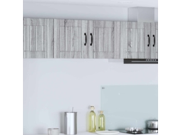 Vidaxl Armário De Parede Lucca Sonoma Cinzento 80 X 31 X 40 Cm