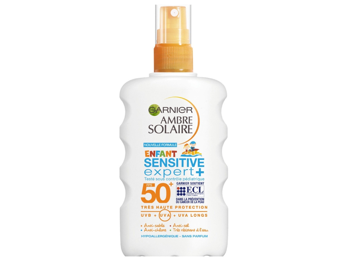 Spray Solaire Enfant Ambre Solaire Sensitive Expert Spf 50 Garnier