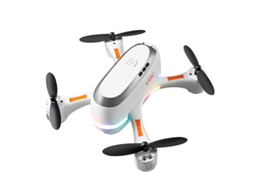 H28 Mini Drone Bestvite De Luz Led Colorida Com Câmera Única 480p (1 Bateria Duração Da Bateria 8 Min Branco)