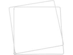 Suporte Quadrado De Ferro De 25 Cm, Anel De Metal Resistente, Protetor Leve Para Luminária Diy, Acessório.