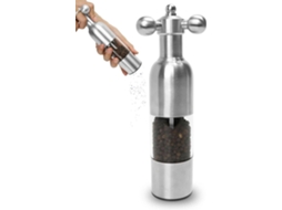 Conjunto de Moinho Sal e Pimenta Manual em Aço Inoxidável com Torneira, Alça Recarregável Ajuste Moagem 2024 Hotc5 AQUAFORGE