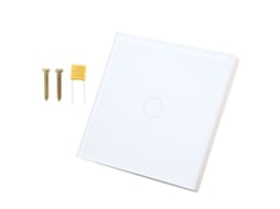 Interruptor de Toque Parede, Interruptor de Luz Sensível À Chama com Painel Vidro Temperado e Indicador 110, 240v BRILVIBERA