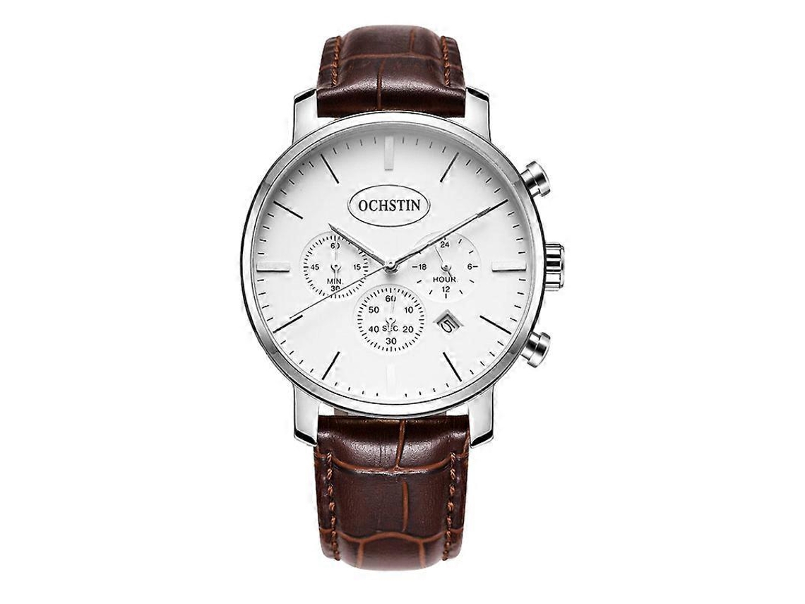 Relógio Masculino Multifuncional De Quartzo Luminoso Ochstin 6066a Da Série Prominente