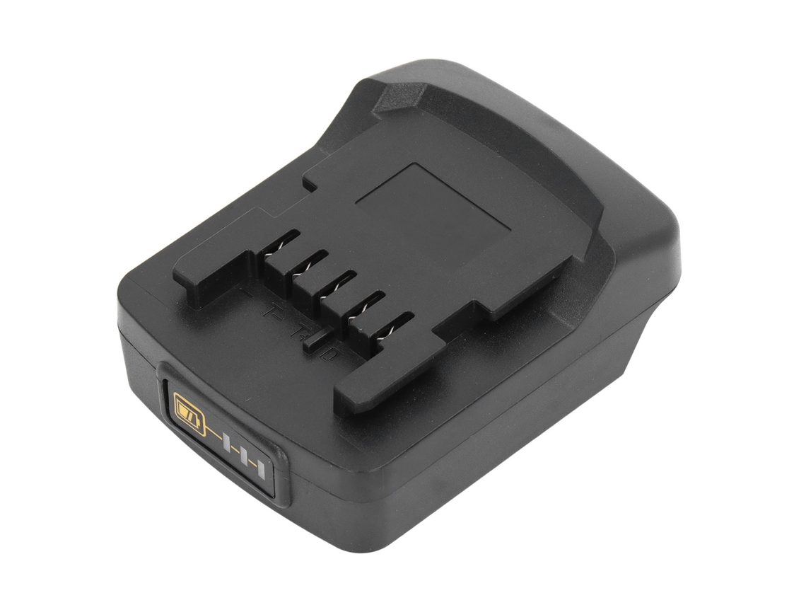 Adaptador De Bateria 18v Para Ferramentas Elétricas Conector Com Luz Indicadora Conversor De Bateria De Lítio