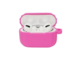 Capa De Silicone Macia Para Fones De Ouvido Bluetooth Airpods Pro (rosa Vermelha)