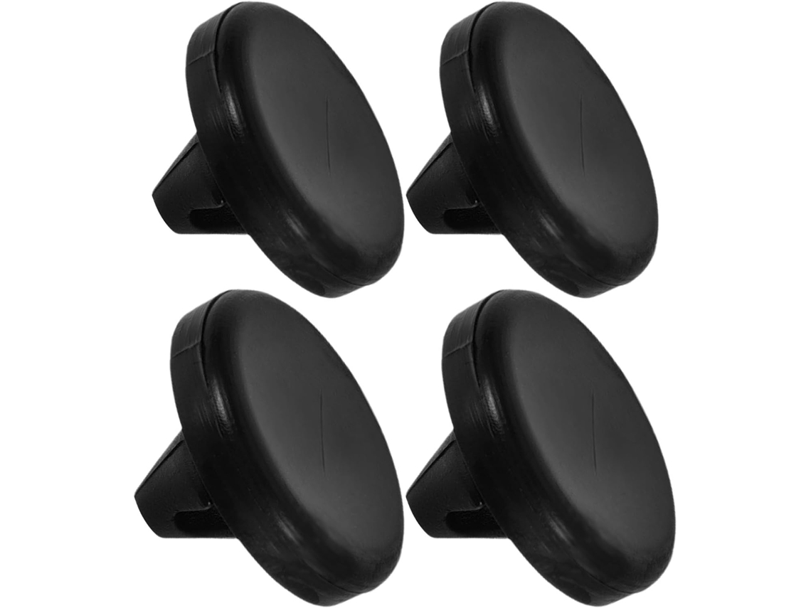Conjunto de 4 pastilhas de freio para pedal de embreagem, compatíveis com diversos veículos.