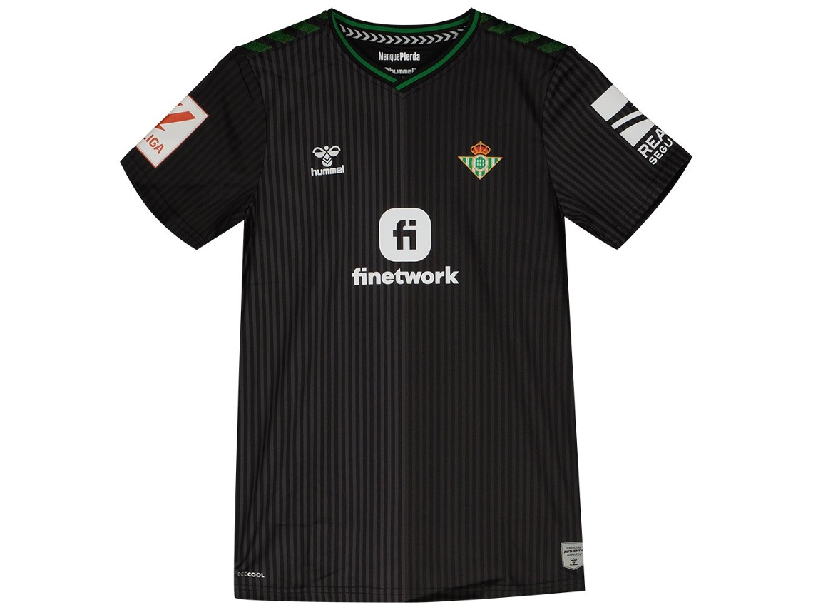 Camiseta Manga Longa Third Third Real Betis Balompié 23/24 Preto