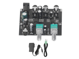 Mixer de Áudio Passivo de 2 Canais Ajustável com Entradas e Saídas Estéreo de Baixo Ruído 100 240v