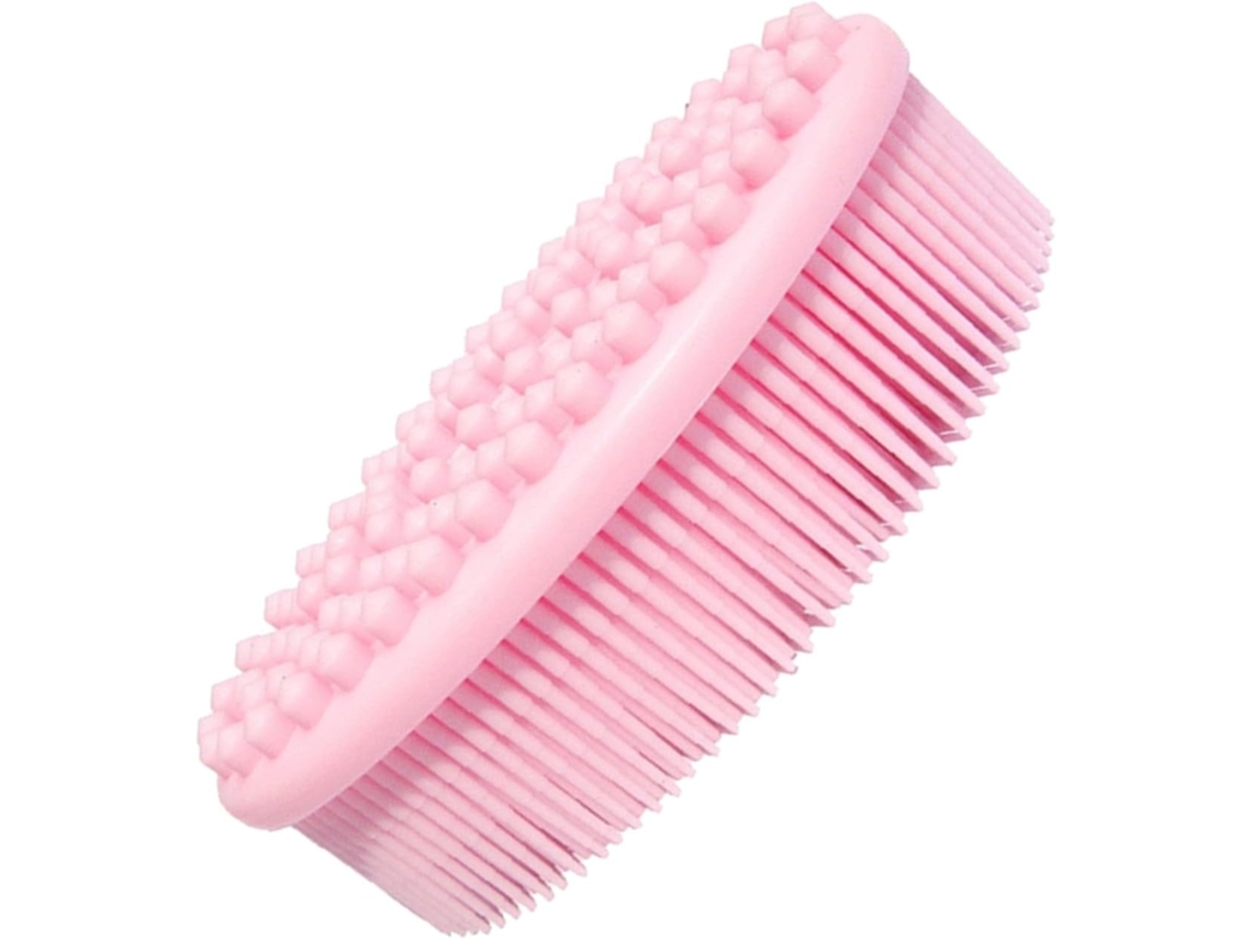 Conjunto De 2 Escovas Banho Silicone, Escova De Massagem Para Adultos E Meninos Meninas, Acessórios De Viagem, Rosa