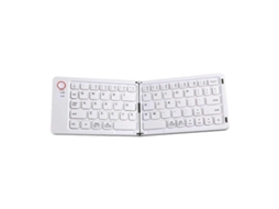 Teclado Dobrável Branco, Adequado Para Laptops E Celulares. Nostalgia88