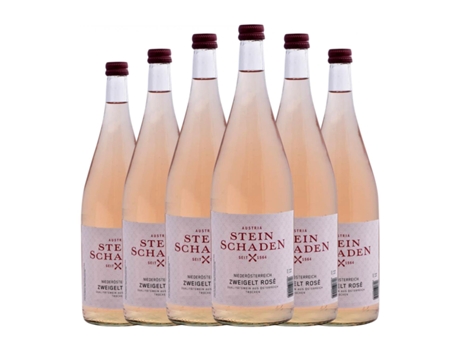 Vinho rosé STEINSCHADEN Blauer Rosé Zweigelt Seco Mittelburgenland (1 L - 6 Unidades)