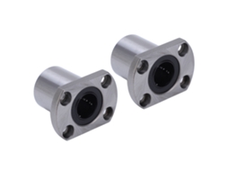 Laxiscreed Rollenlager Oval Para Cnc Linear Com Flange E Diâmetro Interno De 16mm