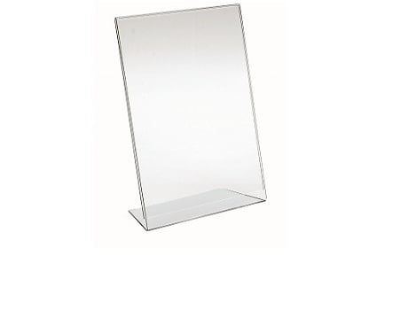 LEBEZ 7043 Suporte para menu Suporte de mesa acrílico transparente