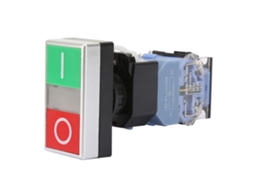 Laxiscreed Interruptor De Botão De 22mm Com Luz, Automático, Com Contactos 1no 1nc Para Controlo De Circuitos