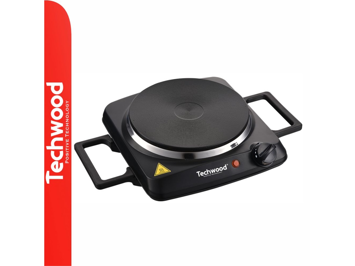 Fogão Elétrico 1 Placa 1500w Preto Techwood