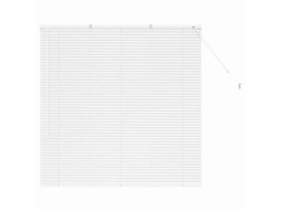 Conjunto 1 Persianas Venecianas Vidaxl Branco Alumínio (130 X 135 Cm)
