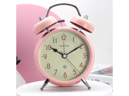 Despertador Saytay BRILVIBERA de 4 polegadas, analógico, metal, relógio de mesa para decoração