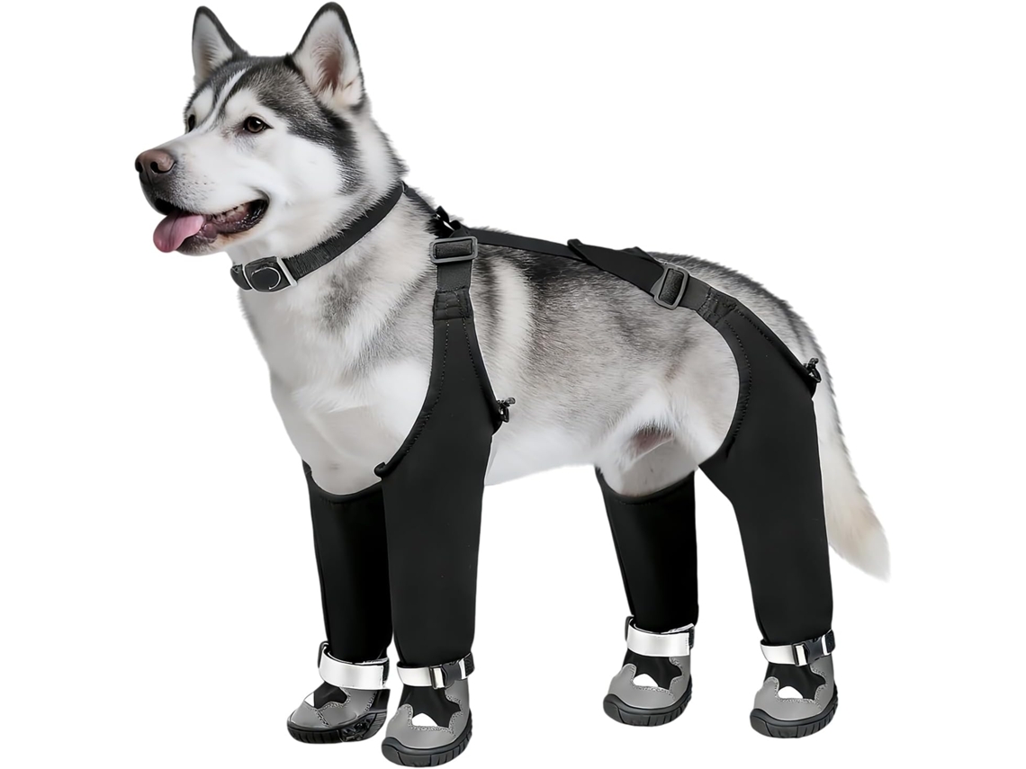 Botas De Neve Cães, Roupas Impermeáveis E Respiráveis Ajustáveis