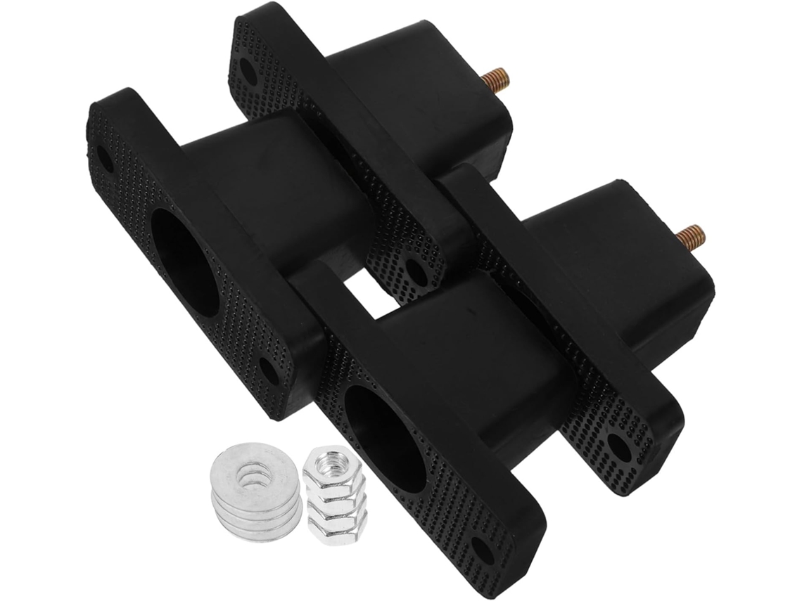 Nuobesty Conjunto De 4-almofadas Borracha Absorventes Choque Para Equipamentos Ar Condicionado Externos