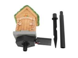 Luminária de Jardim Solar em Formato de Casinha com Sensor de Luz CHABERLU
