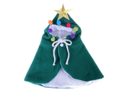 Manto De Natal E Halloween Para Pet Gato Roupa Confortável Macia