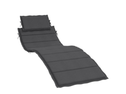 Sun Lounger Cushion, Sun Lounger Cushions Vidaxl Antracite Tecido (n/a)