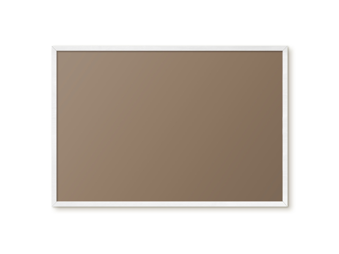 Magnetic Glass Board Brown Color For The Hall Espelharte (60x40 Cm)