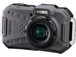 Máquina Fotográfica Compacta Aquática PENTAX WG-1000 (Cinzento - 19 MP - ISO: 125 a 3200 - Zoom Ótico: 4x)