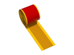 Protetor De Borda De Escada Pvc 8cmx100cm 5un - Amarelo - Eifson
