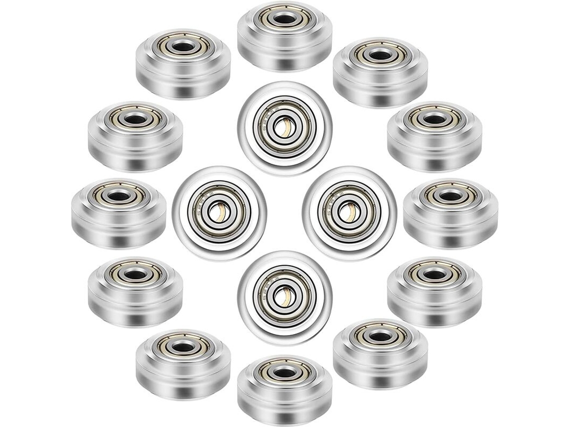 Conjunto De 16 Polias De Policarbonato Para Impressora 3d, Incluindo A Polia Com Rolamento Linear 625zz Compatível Com Cr10, Cr3 E Outros Modelos