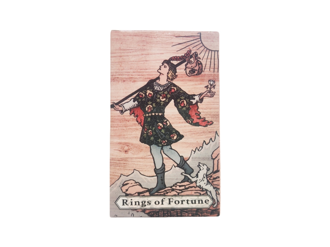 Cartas De Tarô Anel Da Fortuna, 12x7 Cm, Sistema De Tarô Rider-waite