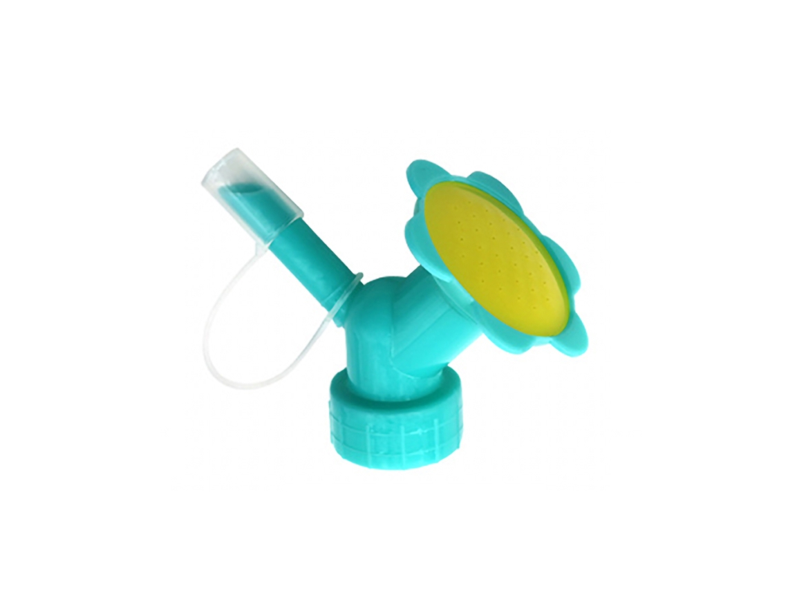 Bico De Rega Portátil Girassol Dual Uso Equipamento Jardim Azul